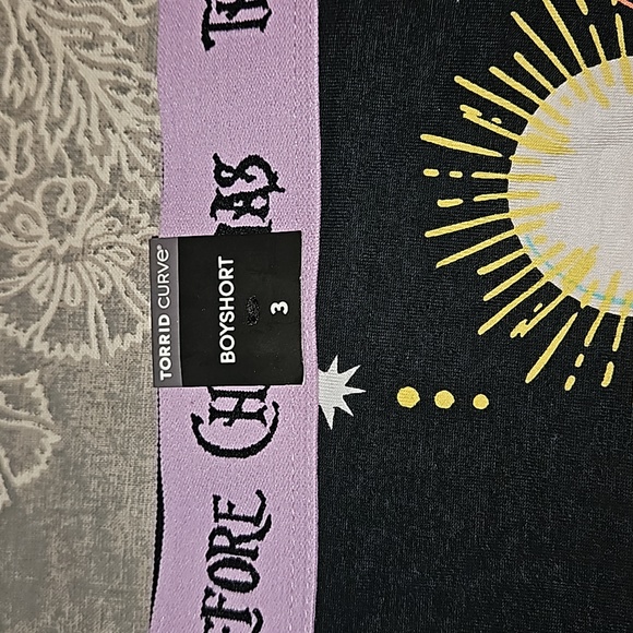 NWT | Nightmare Before Christmas Cotton Mid Rise Boyshort Panty | Size 3 - Picture 4 of 6